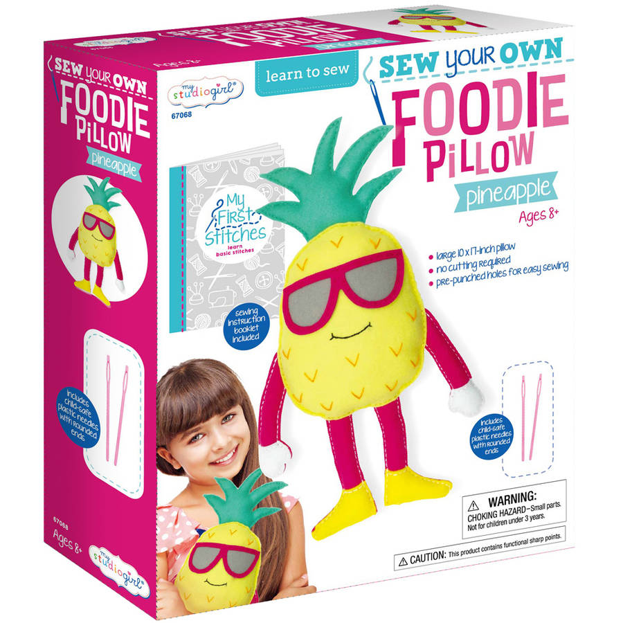 Sew Your Own Foodie Pillow Pineapple Walmart Com