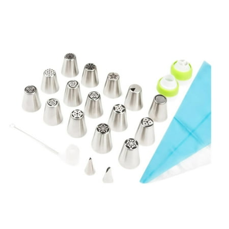 

32PCS Flower Russian Icing Piping Nozzles Stainless Steel Cream Pastry Tips Nozzles Cupcake Cake Decorating Tools