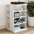 thumbnail image 1 of Nexera Jasper 4-Shelf Audio Tower Bookcase, 1 of 6