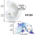 thumbnail image 2 of YWC-Sleeping Wolf Resin Silicone Mold Animal Epoxy Casting Kit Palm Size, 2 of 4
