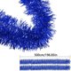 thumbnail image 2 of Xihbxyly Cintas Decorativas Navideñas de Rayas Rojas y Azules, de Plástico Duradero, Ideales para Decoración Navideña, Multiusos, Fáciles de Colgar, 5 M de Largo., 2 of 7