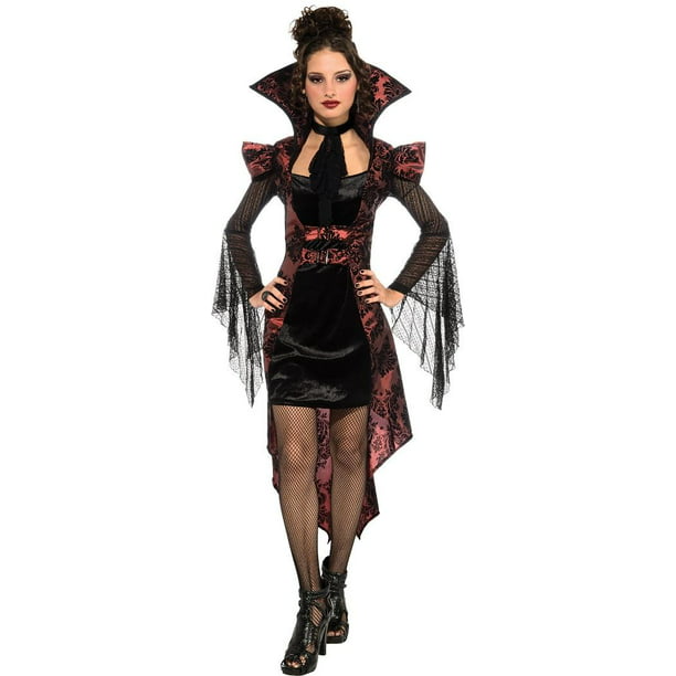 Vampire Vixen Gothic Vampiress Vamp Fancy Dress Up Halloween Sexy Adult ...