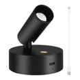thumbnail image 1 of Rechargeable LED Spotlight Battery Powered Spotlight Wireless Upward Light Indoor Picture Light With Timer Dimmable Wall Mounted Plant Art Light, 1 of 4
