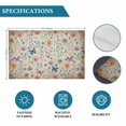 thumbnail image 6 of Pink Spring Floral Placemats Set of 12, Elegant Pastoral Flowers Butterflies Vintage Placemats for Dining Table, Place Mats for Kitchen Tabletop, Waterproof Wipeable Dining Table Mats Set, 6 of 9