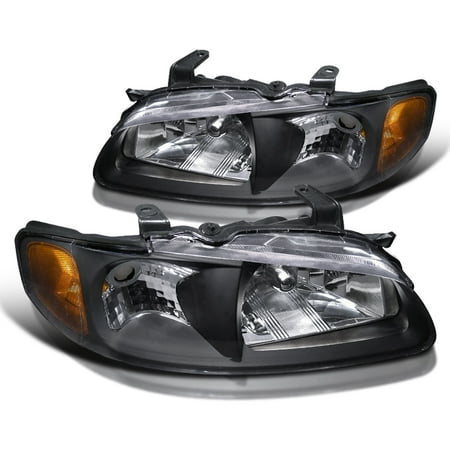 - Spec-D Tuning 2000-2003 Nissan Sentra Jdm Crystal Headlights Black Pair 00 01 02 03 (Left + Right)