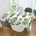 thumbnail image 5 of JSTEL Cactus Cacti Boho Table Cloth Rectangle 60 x 108 Inch Tablecloth Anti Wrinkle Table Cover for Dining Kitchen Parties, 5 of 6