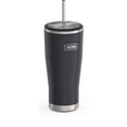 thumbnail image 2 of Thermos ICON Series Stainless Steel Vacuum Insulated Cold Tumbler with Straw, Granite, 24oz, 2 of 5