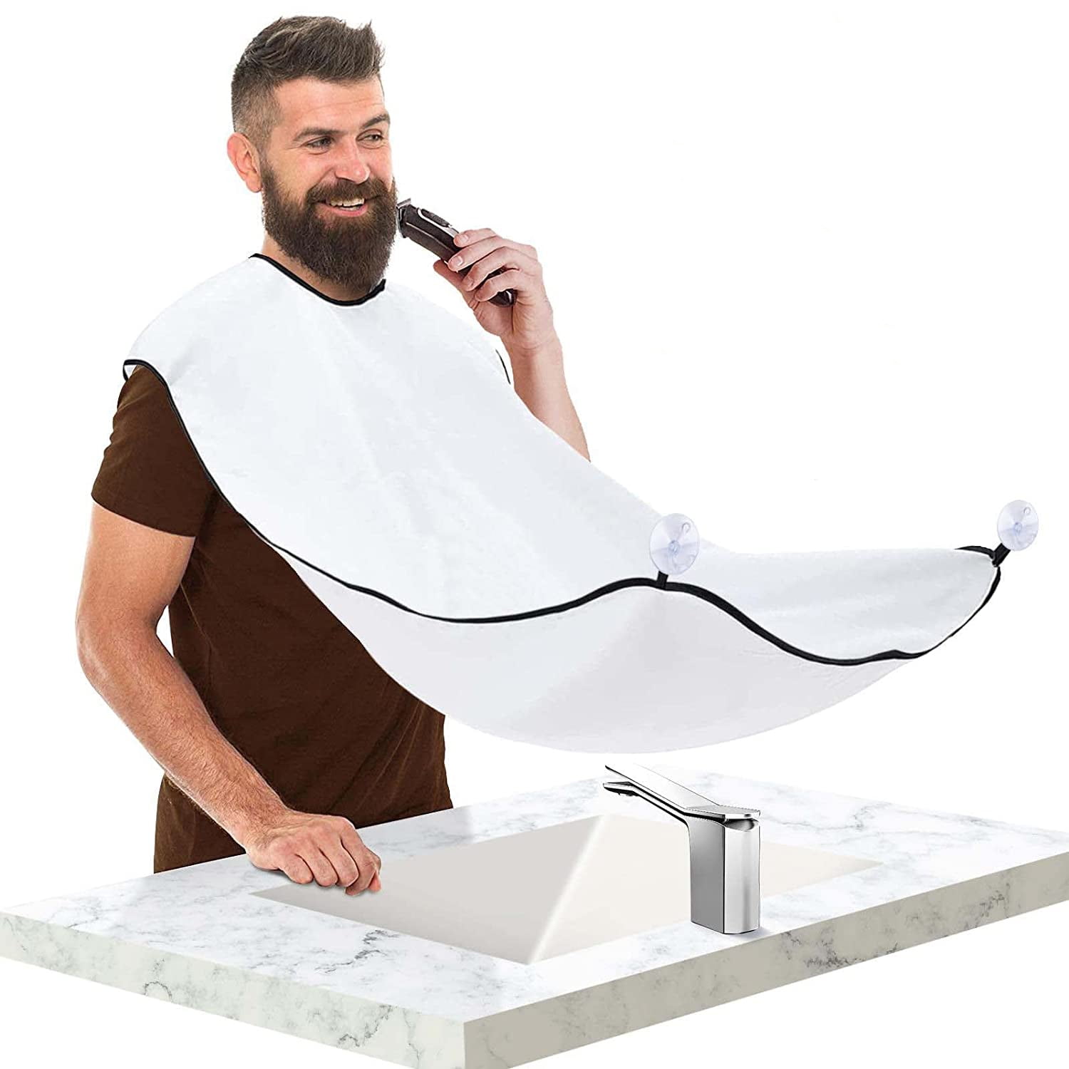 Emlimny Beard Bib Apron for Men's Christmas Gifts for Dad Husband