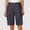 C no pocket_Dark Gray, variant on Women Lightweight Bermuda Shorts High Elastic Waist Short Pants Solid Color Lounge Pants with Pocket Straight Leg Short Pant Dressy Casual Summer Short Work office Bottoms