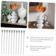 thumbnail image 3 of 10pcs Flower Extension Pole Plastic Flower Stems,Gold, 3 of 5
