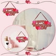 thumbnail image 4 of Acrylic Pink-Red Front Door Hanger-Decor Valentine's Day Door Sign Party Signs Banners,Engagement Wedding Anniversary Wall Hanging Decorations, 4 of 9