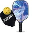 thumbnail image 1 of Pickleball Factory PB00031-8-G Usapa Pickleball Paddles - Blue Ripples Pickleball Rackets Near Me, Professional Pickleball Players Pickleball Spin, Glassfiber Graphite, 1 of 1