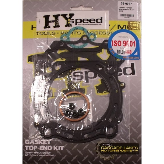 HYspeed Top End Head Gasket Kit Set Suzuki LT-R 450 Quadracer 2006-2009 LTR