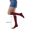 thumbnail image 2 of Minnieouse Calcetines altos a rayas Día de San Valentín para diario Fiesta de Halloween Raya roja Type3 Minnieouse AP008903-31, 2 of 3