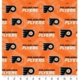 thumbnail image 2 of Philadelphia Flyers 100% Cotton Fabric with Tone on Tone Pattern-Sold by the Yard, 2 of 2