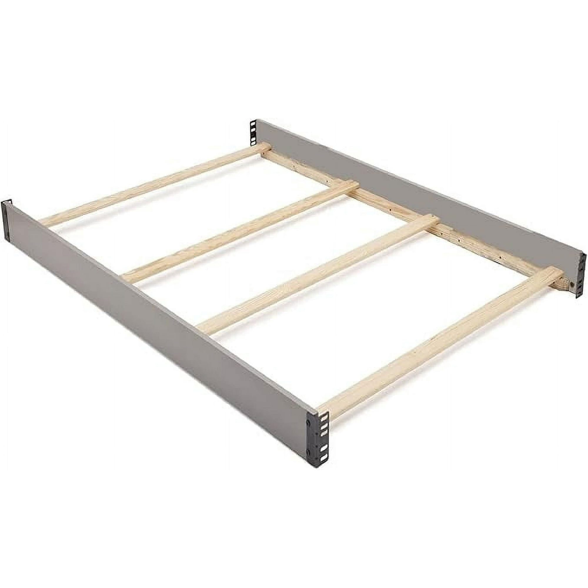 Full Size Conversion Kit Bed Rails for Chalet Crib by Delta Children - #0050 (Grey - 026)