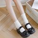 thumbnail image 3 of Calcetines Tobillo Lindos Casuales 6 Pares Bordes Hongo Primavera Y Otoño Encaje Delgado Soc () Blanco, 3 of 6