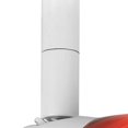 thumbnail image 2 of 50 Watt Glass Ceiling Track Light with Swirl Design, Red - Saltoro Sherpi, 2 of 5