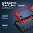 thumbnail image 3 of Designed for Samsung Z Flip 5 Heavy Duty Case, Protection Shockproof Dropproof Dustproof Anti-Scratch Phone Case Cover for Samsung Z Flip 5 Heavy Duty Case, Red, 3 of 8