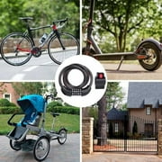 Bicycle Combination Lock, Electric Bike Combination Lock, Bike Lock, Anti-Theft Lock 566 Ring Lock,Motorcycle Electric Bike Lock, Mountain Bike Lock