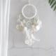 thumbnail image 2 of Colgante grande con plumas, estilo boho, tejido indio, ideal para decorar el dormitorio, fiestas o habitaciones de estudiantes. blanco, 2 of 7
