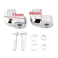 thumbnail image 2 of ALLTIMES 1 Pair Motorcycle Handlebar Risers for Honda VTX1300C 2004-2009, Billet Aluminum Chrome, 2 of 6