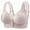 Gray Bras for Women, variant on SMihono Striped Daisy Bras for Older Women No Underwire Large Size Women's Comfort Underwear Hollow Breathable Air Bra No Steel Ring Beige 40/90