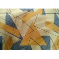 thumbnail image 4 of oneOone Cotton Silk Fabric Rectangle & Triangle Geometric Printed Fabric 1 Yard 42 Inch Wide, 4 of 4