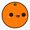 1pcs, variant on Orange Sliced Fruit Decor Art Kitchen Style Vinyl Sticker
