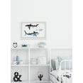 thumbnail image 3 of Marmont Hill The Sharks Framed Wall Art, 3 of 6