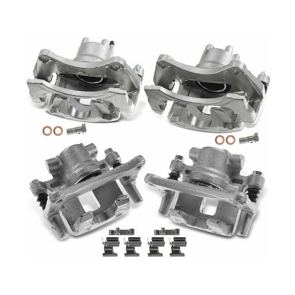 Brake Caliper Set 4 - Compatible with 2011 - 2014 Chrysler 200 2012 2013