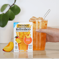 thumbnail image 6 of Twinings Refreshers Peach Mango Herbal Tea Drink Mix, Naturally Caffeine Free, 5 Packets, 6 of 8
