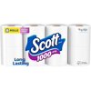 Scott 1000 Toilet Paper, 8 Rolls, Septic-Safe, 1-Ply Toilet Tissue