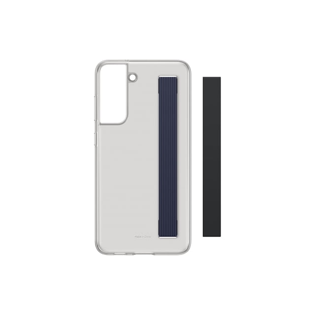Funda para teléfono Samsung Galaxy S21 FE 5G transparente con correa delgada