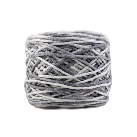 Knitting Yarn Ball Multi-strand Soft Yarns Scarf Cardigan Hand-knitted Thread Woven Supplies, Light Heather Grey