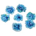 thumbnail image 1 of 50PCS Artificial Carnation Flower Heads, Fake Carnation for DIY Wedding Flower Wall Wedding Party Table Decoration Cake, Artificial Flower Head Decorations (Blue1), 1 of 3