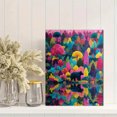 thumbnail image 2 of Vibrant Bear Forest Canvas Print Wall Art for Living Room Bedroom Dining Room Office Home Decor, 2 of 8