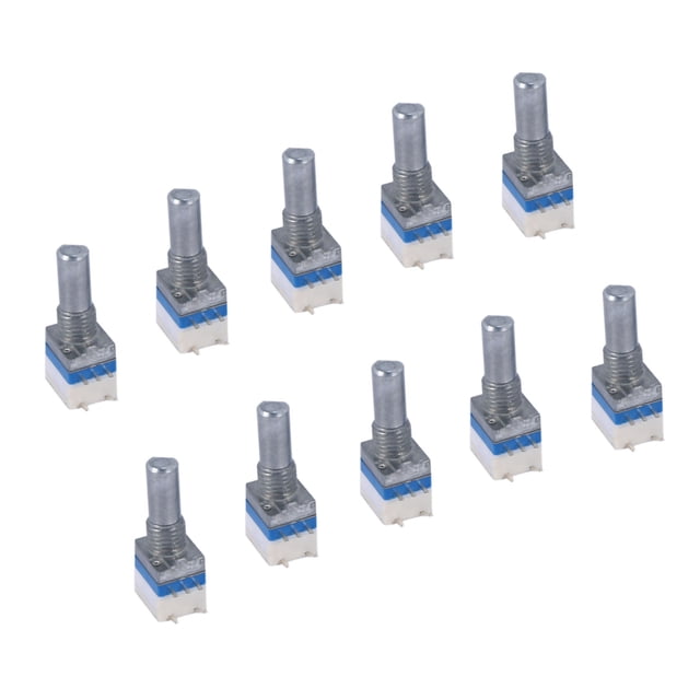 10Pzs Perilla de Encendido Reemplazo de Interruptor de Volumen para -888S UV-5R UV-82 Walkie Talkie