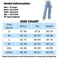 thumbnail image 3 of SAATLERI Straight Leg Jeans for Women High Waisted Wide Leg Jeans for Women Trendy Lightweight Boyfried Denim Palazzo Pants with Pockets, 3 of 6