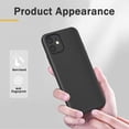 thumbnail image 2 of for Oukitel G1 (6.52") Phone Case + Screen Protector, Shockproof Cover Bumper Slim Soft Silicone TPU Anti-Scratch Case + Tempered Glass for Oukitel G1 - Black, 2 of 7