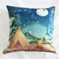 thumbnail image 1 of Adventure Time | By the Campfire | Pillow Cover | Wander Lust | Throw Pillow | Home Decor | Camper Gifts | Camper Decor | Gift Ideas, 1 of 5