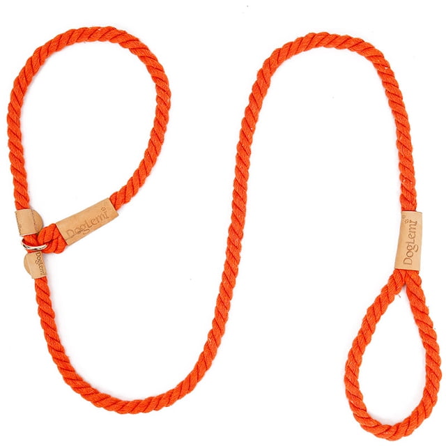 Cotten Dog Leash para perros medianos grandes de servicio pesado lleva fácil control con correa de perro corta para escalar Caminata de entrenamiento (naranja) brillar Electrónica