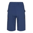thumbnail image 4 of Mapamyumco Women's Hiking Cargo Shorts Ultra Stretch Quick Dry Lightweight for Camping Travel Golf with Zipper Pockets Navy XS, 4 of 6
