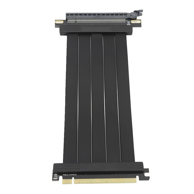 PCIE 4.0 X16 Riser Cable, PCIE 4.0 X16 Extender Gold Plated Contact 26GB/s For Desktop