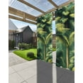 thumbnail image 3 of nqOlkjepod Outdoor Curtains for Patio Waterproof, Summer Palm Tree Outdoor Privacy Panels Grommet, Nature Green Tropical Plant Leaves Blackout Outside Curtains for Porch/Cabana 54"x95", 2 Panels, 3 of 8