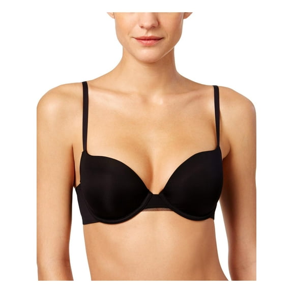 DKNY Womens Underwire Sexy T-Shirt Bra Black 36A