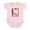 Petal Pink, variant on CafePress - Arizona Infant Bodysuit - Baby Light Bodysuit, Size Newborn - 24 Months