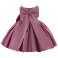 thumbnail image 1 of SUTENGDA Robe Tutu avec Nœud pour Filles, pour Enfants, Mariage, Anniversaire, Baptême, Formelle, 1 of 10