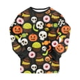 thumbnail image 6 of Leey-World Toddler Boys Halloween Pajamas Kids Long Sleeve Pajamas Girls Little Boys Pajamas for Toddler Clothes Set Sleepwear Long Sleeve Cotton 2 Piece Kids Pjs, 6 of 9