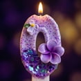 thumbnail image 5 of Birthday Number Candle, Creative Cartoon Design Smokeless Wax Glitz for Kids Boys Girls Birthday Party Cake Toppers Anniversary Decorations, J, 5 of 6